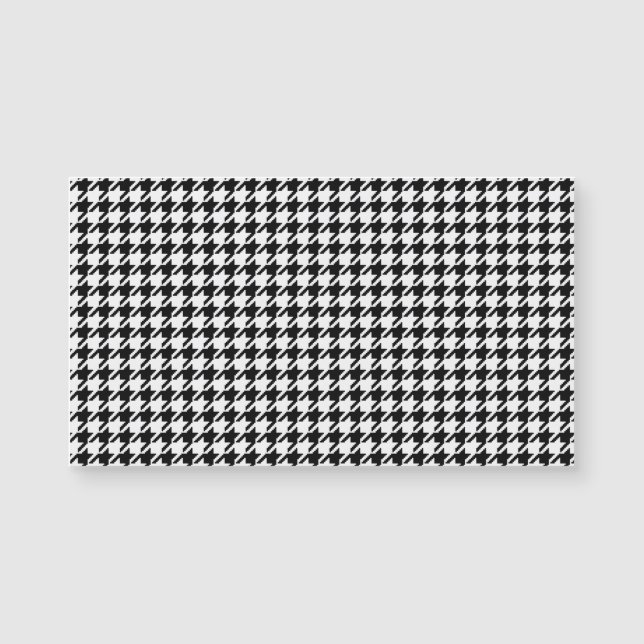 Houndstooth noir et blanc par Shirley Taylor (Devant)