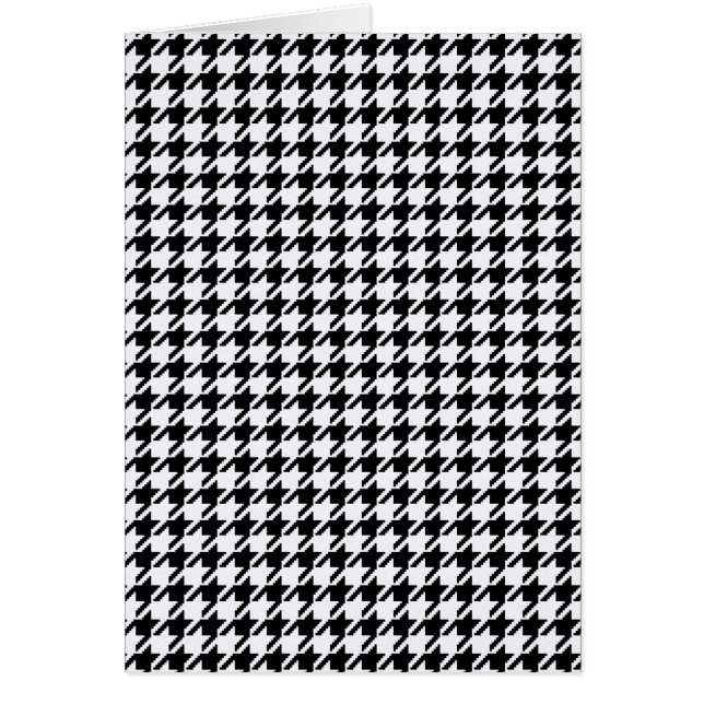 Houndstooth noir et blanc par Shirley Taylor (Devant)