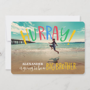 Hourra !   Big Brother Photo Faire-part de grosses