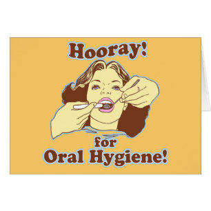 Hourra pour l'hygiène buccale rétro