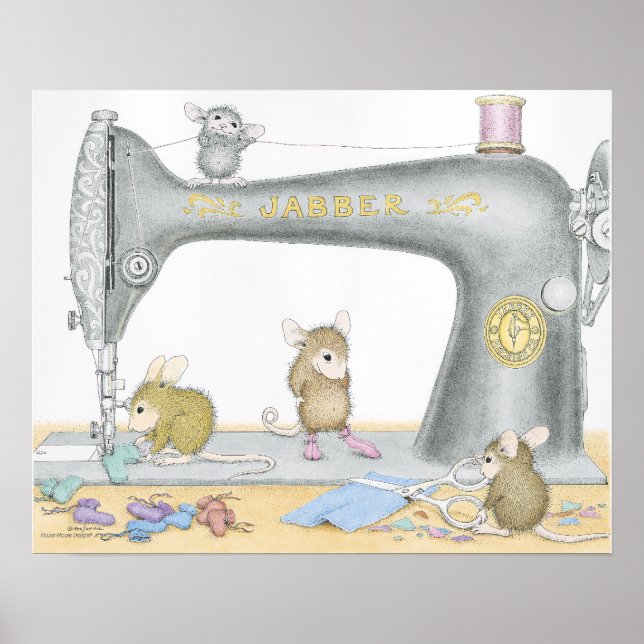 House-Mouse Designs® - Affiche de couture (Devant)