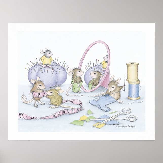 House-Mouse Designs® - Affiche de couture (Devant)