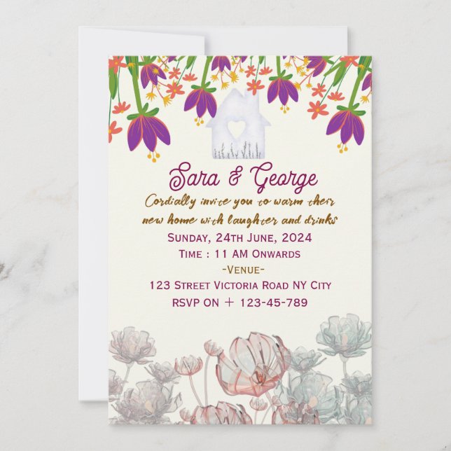 Housewarming Party Invitations  (Devant)