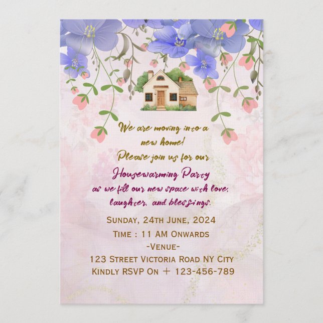 Housewarming Party Invitations  (Devant)