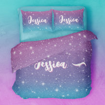 Cute rose violet bleu Faux Parties scintillant Épe