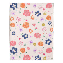 Fleurs colorées en gras