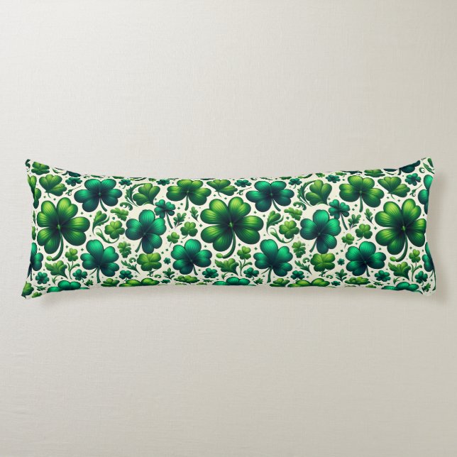 Housse de coussin corpulent Saint-Patrick chanceux (Devant)