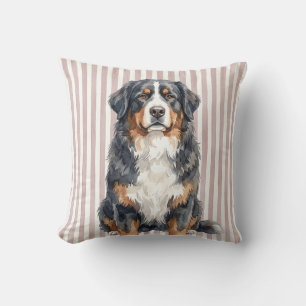 Housse de coussin de chien de montagne bernois à l
