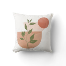 Housse de Coussin de Jeté Botanique Moderne Bohème