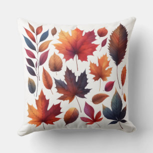 Housse de coussin de style aquarelle citrouille