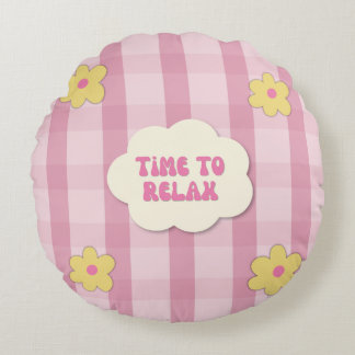 Housse de Coussin Fleurs Roses pour se détendre