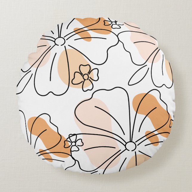 Housse de coussin floral aquarelle abstraite - Mod (Devant)