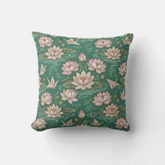 Housse de Coussin Grue en Papier Zen