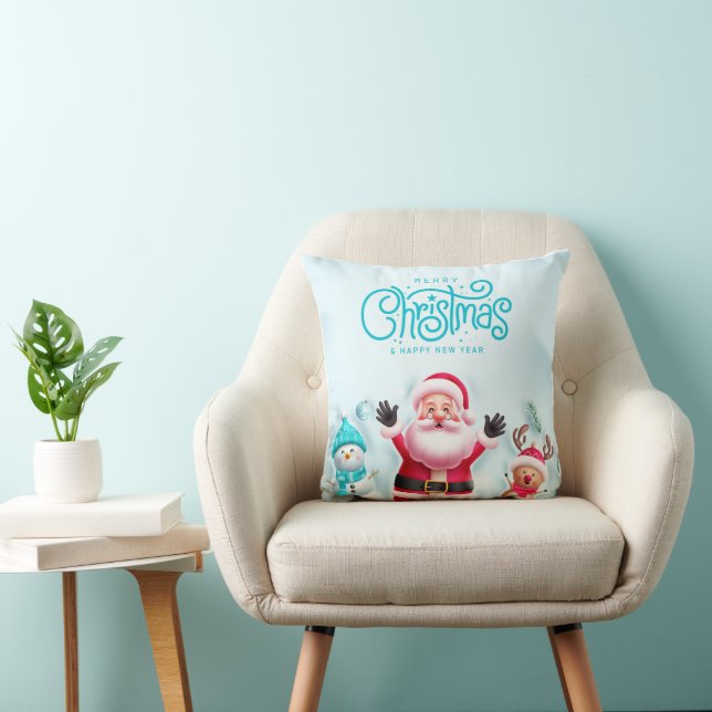 Housse de Coussin Joyeux Noël (Chaise)