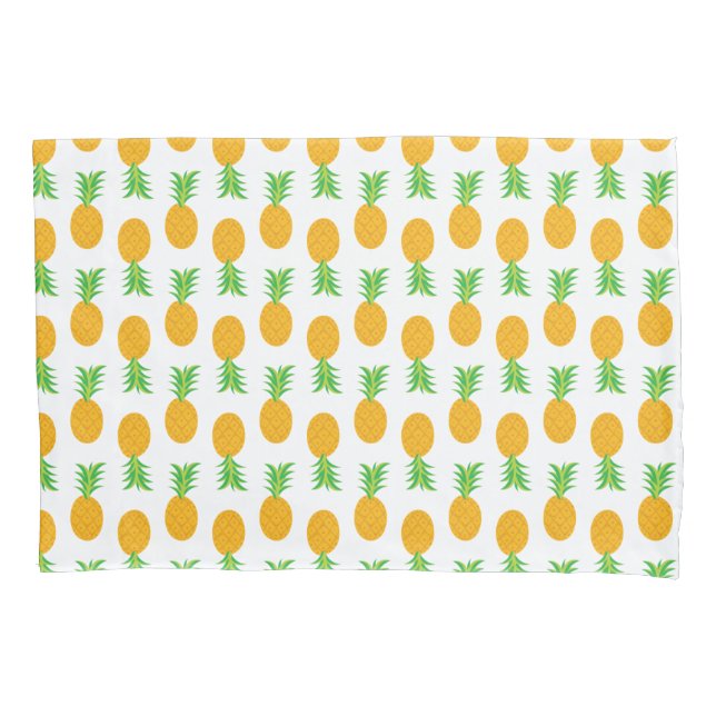 Housse de coussin Motif à ananas amusant (devant)