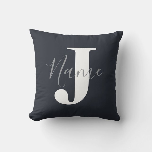 Housse de coussin personnalisée avec nom Coussin p (Recto)