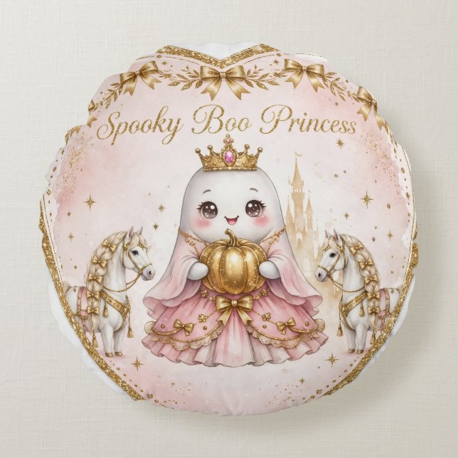 Housse de Coussin Spooky Boo | Princesse Fantôme R (Devant)