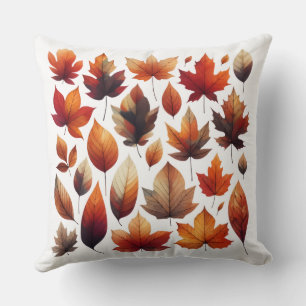 Housse de coussin style aquarelle Citrouille