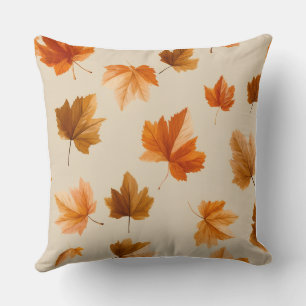 Housse de coussin style aquarelle Citrouille