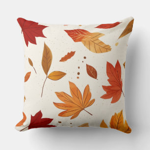 Housse de coussin style aquarelle Citrouille