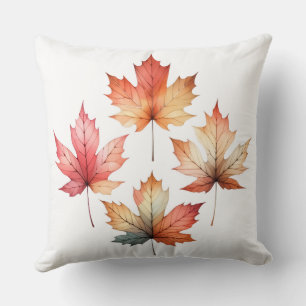 Housse de coussin style aquarelle Citrouille