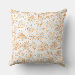 Housse de coussin style aquarelle Citrouille
