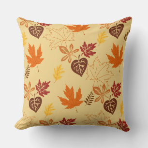 Housse de coussin style aquarelle Citrouille