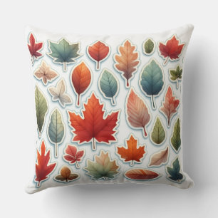Housse de coussin style aquarelle citrouille