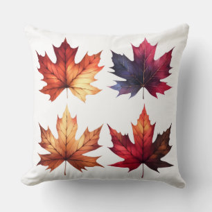 Housse de coussin style aquarelle Citrouille