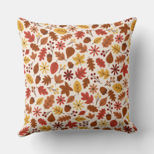 Housse de coussin style aquarelle Citrouille