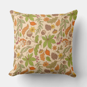 Housse de coussin style aquarelle Citrouille