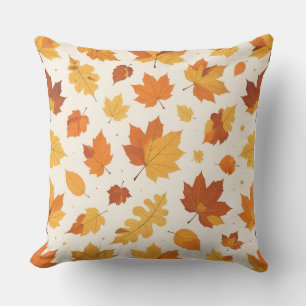 Housse de coussin style aquarelle Citrouille