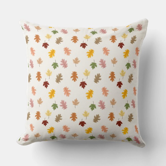 Housse de coussin style aquarelle Citrouille  (Recto)