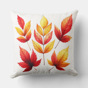 Housse de coussin style aquarelle Citrouille