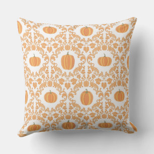 Housse de coussin style aquarelle Citrouille