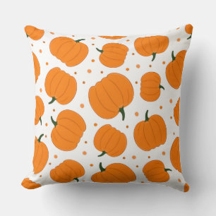 Housse de coussin style aquarelle Citrouille