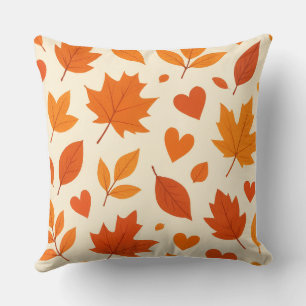 Housse de coussin style aquarelle Citrouille