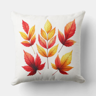 Housse de coussin style aquarelle Citrouille