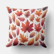 Housse de coussin style aquarelle Citrouille