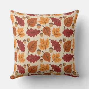 Housse de coussin style citrouille aquarelle