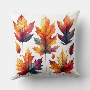 Housse de coussin style citrouille aquarelle