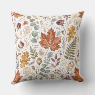 Housse de coussin style citrouille aquarelle