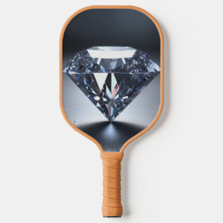 Housse de raquette de pickleball marron avec logo