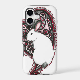 Housse de téléphone portable lapin rubis