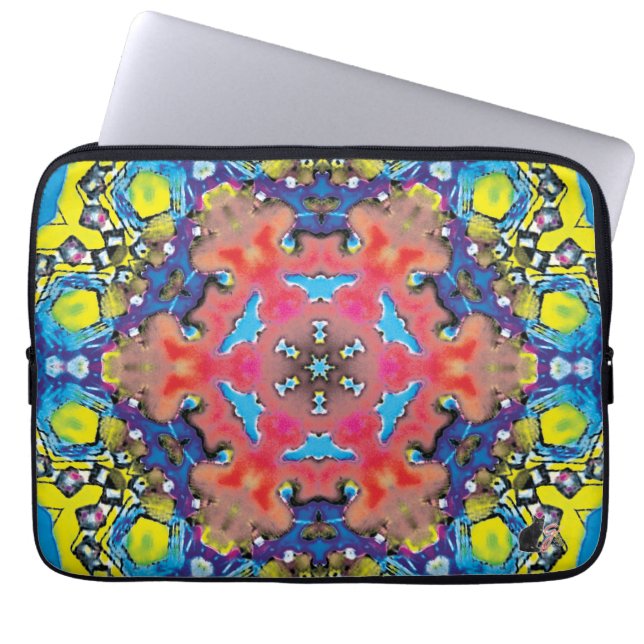 Housse d'ordinateur portable Amonium Kaleidoscope (Devant)