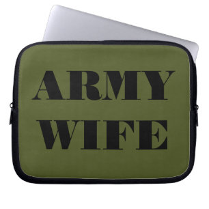 Housse d'ordinateur portable Femme de l'armée
