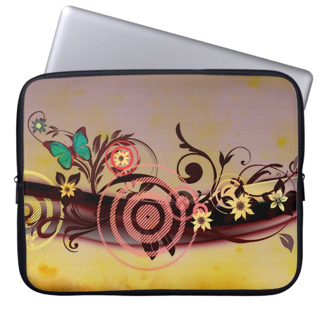 Housse d'ordinateur portable Spring Explosion (Devant)