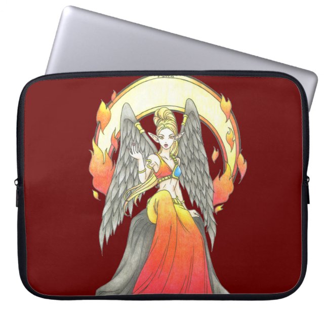Housse d'ordinateur portable The Element of Fire (Devant)