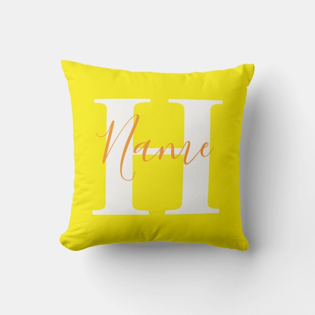 Housse d'oreiller personnalisée avec nom Coussin p (Recto)