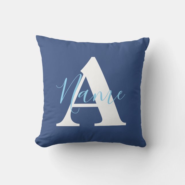 Housse d'oreiller personnalisée avec nom Coussin p (Recto)